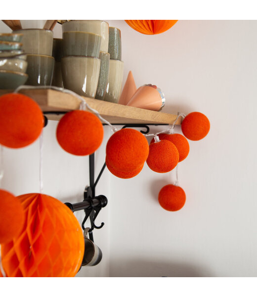 Cotton Ball Lights WK lichtslinger oranje - Nederland