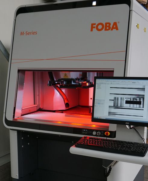 New laser-marking machine FOBA M3000B