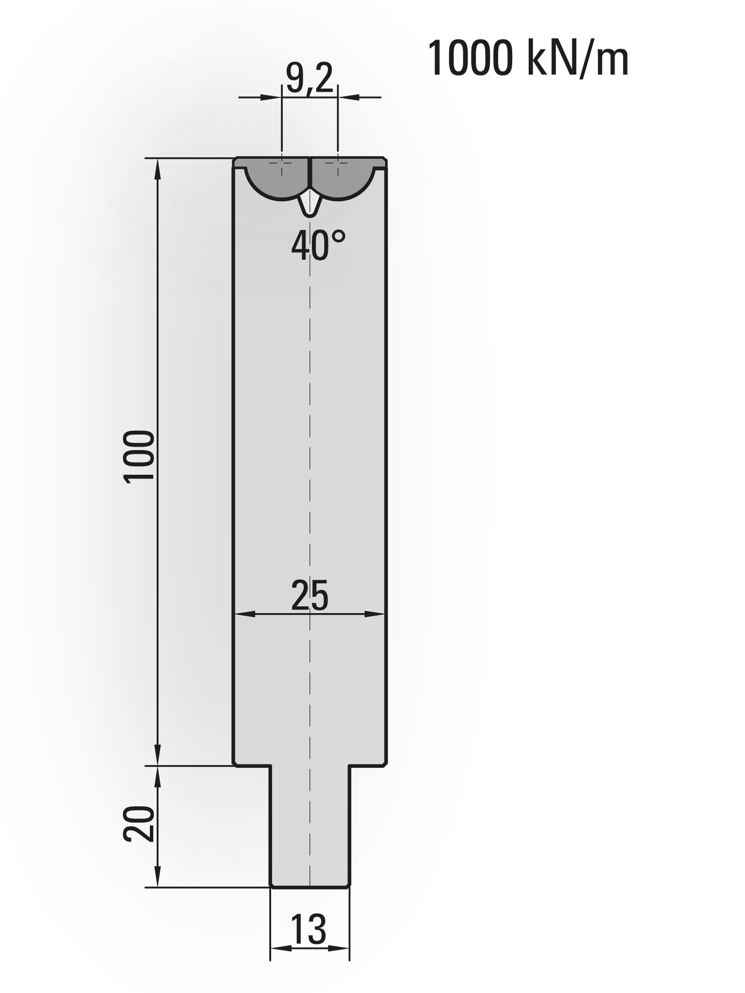 29.000 Press brake tool UKB