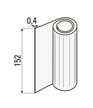 Защитная плёнка Шор 95 A, VU 0,4 x 152