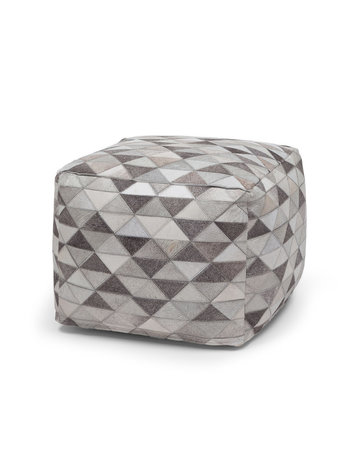Patterned pouf
