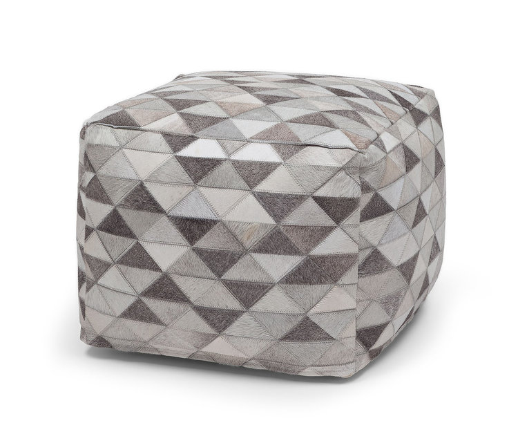 Patterned pouf