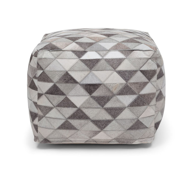 Patterned pouf