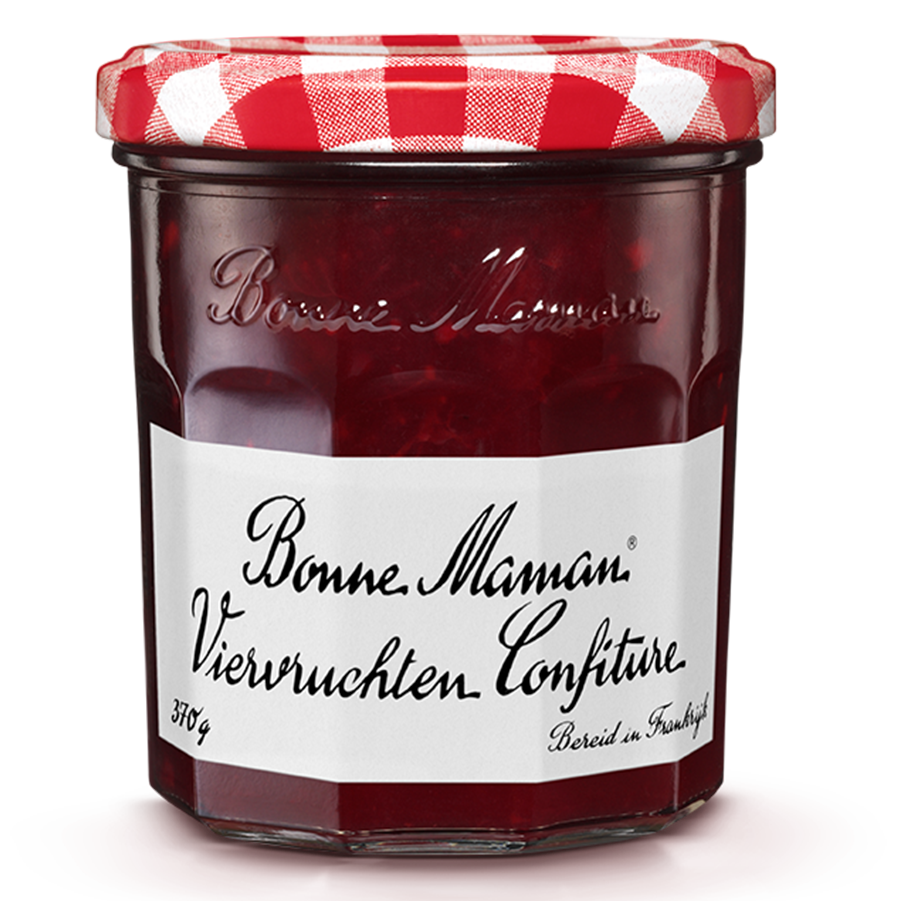 Viervruchten Confiture - 370g x 6 - Pot