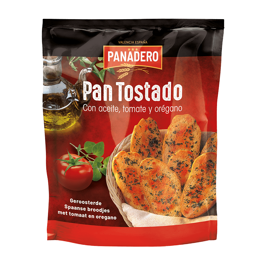 Pan Tostado Tomate y Oregano - 160g x 10 - Zak