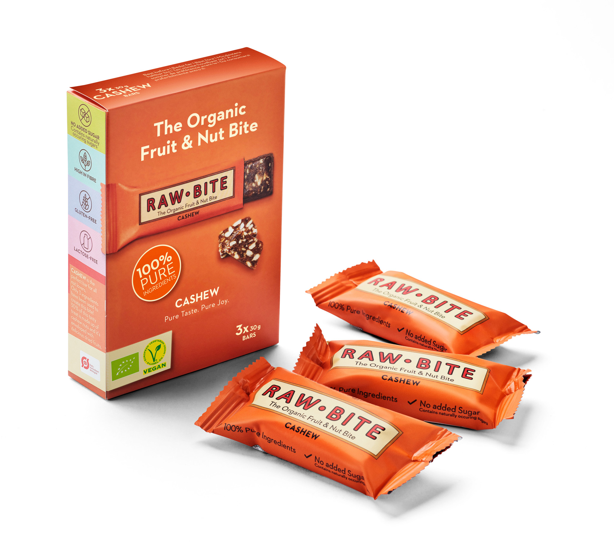 Cashew Organic Bar - 3 x 30g x 10 - Multipack