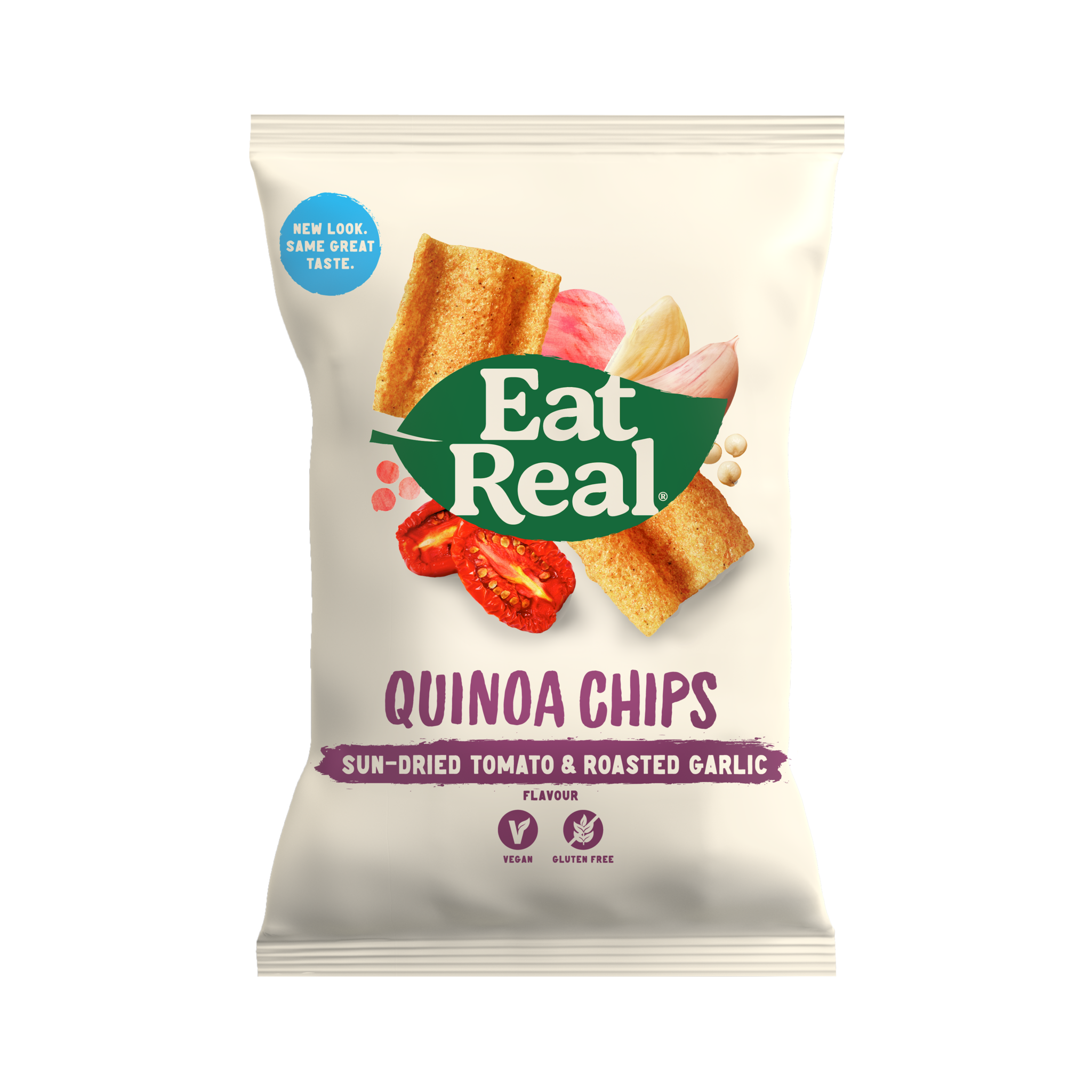Quinoa Chips Tomato & Garlic - 80g x 10 - Zak