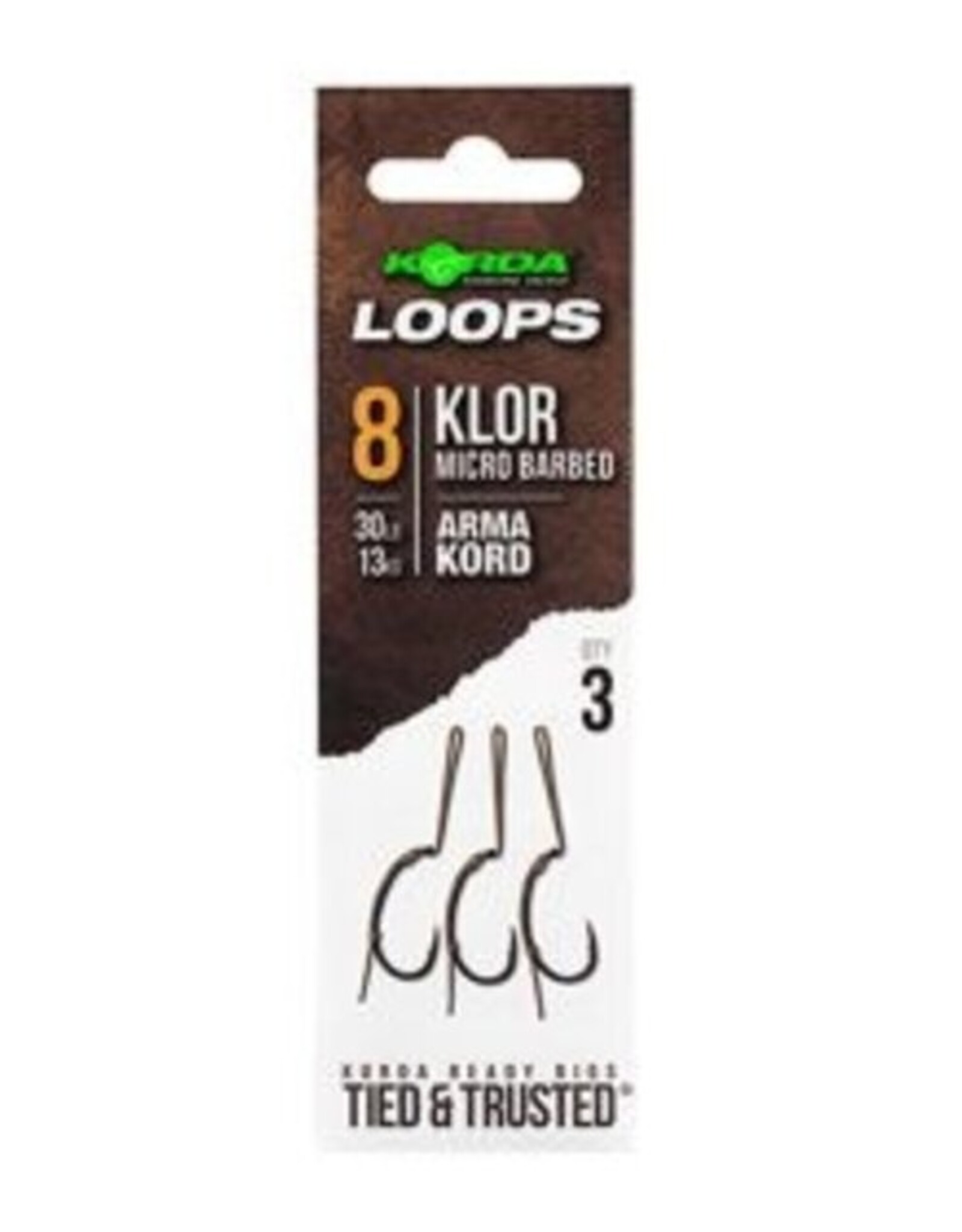 KORDA Korda Loop Rigs Kor Size 6 30 lb