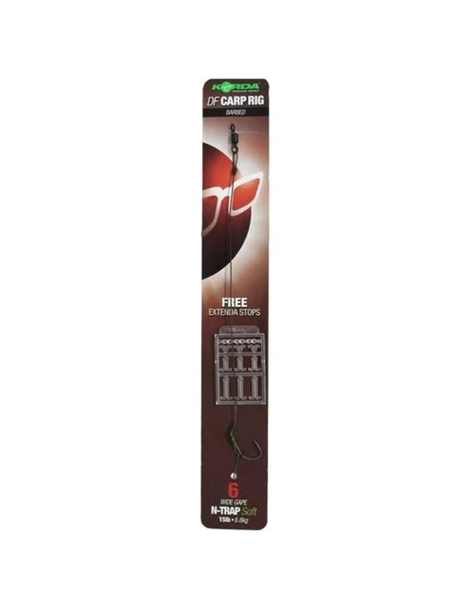 KORDA Korda N-Trap DF Rig - Wide Gape size 4
