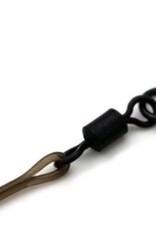 KORDA Korda Dark Matter Leader Size 8 Ring Swivel Clay Brown 40lb - 1m