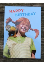 Pippi Langkous Pippi Longstocking birthday card - Mr. Nilson