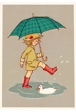 Belle & Boo card - Umbrella