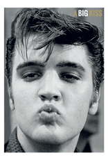 Elvis Presley card - a big kiss