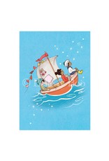 Belle & Boo card - sail boat dreams