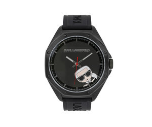 Karl Lagerfeld Herenhorloge Peekabo Karl Ikonik Silicone Zwart 5513174 -  LABELDELUXE