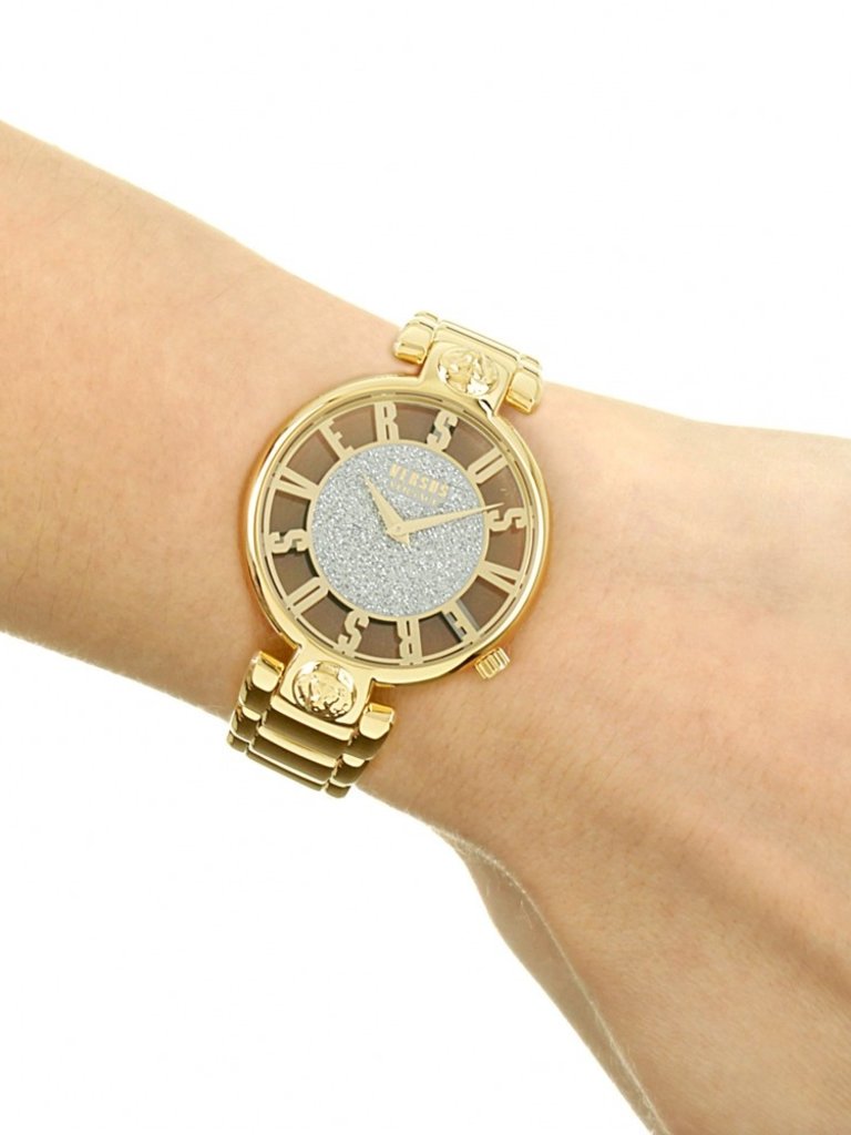Versus Versace Dames horloge Kirstenhof Gold Glitter 36 MM VSP491419 -  LABELDELUXE
