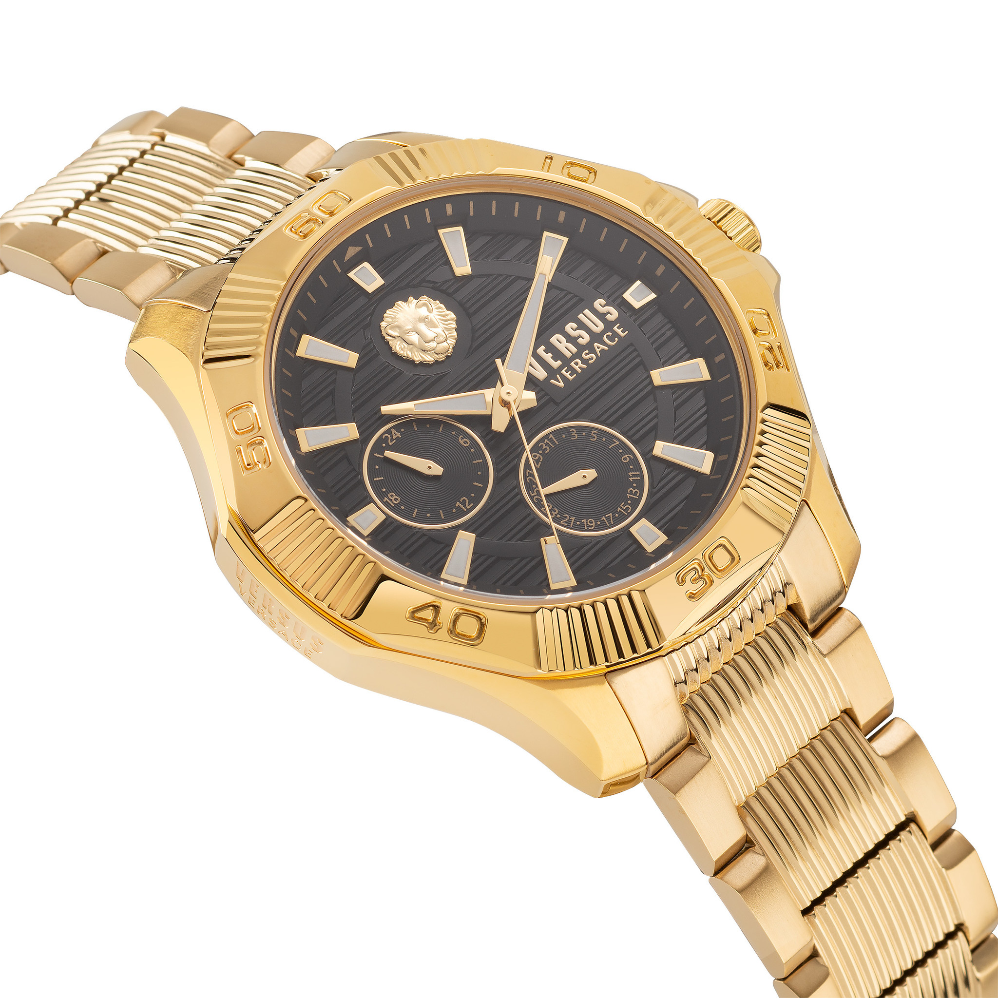 versace gold watch mens