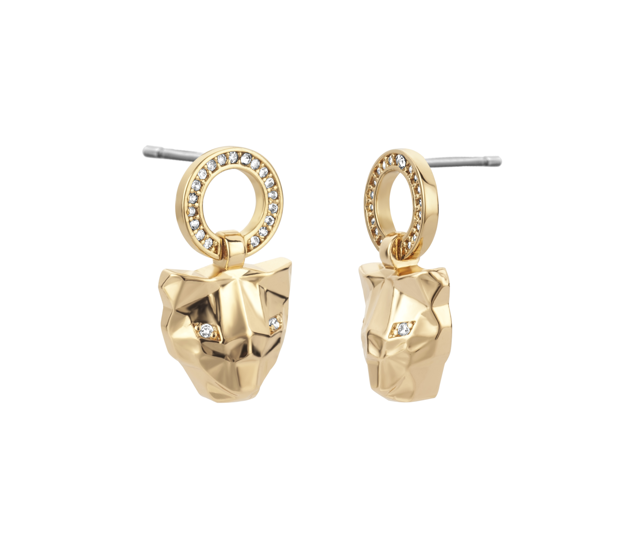agentschap Uitgaan van mout Just Cavalli Animalier Panther Selvatico Earrings JCER01103200 Gold ( Goud  ) Dames oorbellen - LABELDELUXE