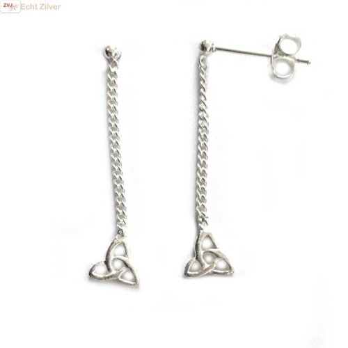 ZilverVoorJou Zilveren keltische knoop oorstekers, hangers ZilverVoorJou Zilveren keltische knoop oorstekers, hangers