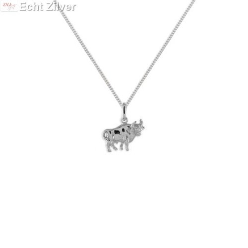 ZilverVoorJou Zilveren sterrenbeeld collier stier ZilverVoorJou Zilveren sterrenbeeld collier stier
