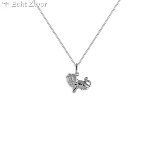 ZilverVoorJou Zilveren sterrenbeeld collier leeuw ZilverVoorJou Zilveren sterrenbeeld collier leeuw
