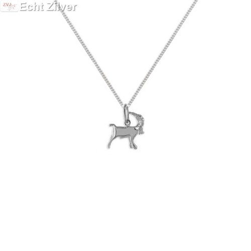ZilverVoorJou Zilveren sterrenbeeld collier steenbok ZilverVoorJou Zilveren sterrenbeeld collier steenbok