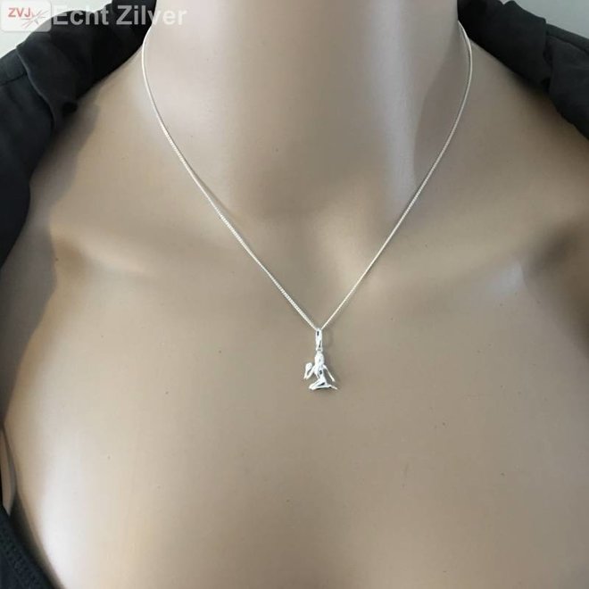 Zilveren sterrenbeeld collier maagd