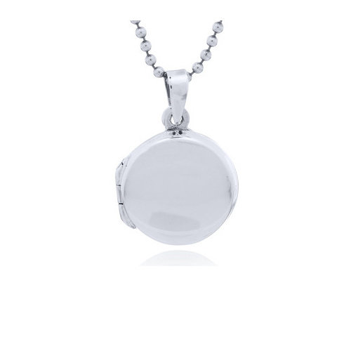 ZilverVoorJou Zilveren medaillon rond kettinhanger ZilverVoorJou Zilveren medaillon rond kettinhanger