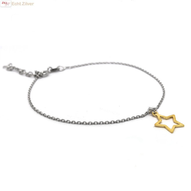 Golden star armbandje