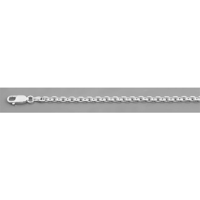 Zilveren anker ketting 45 cm en 2.7 mm breed