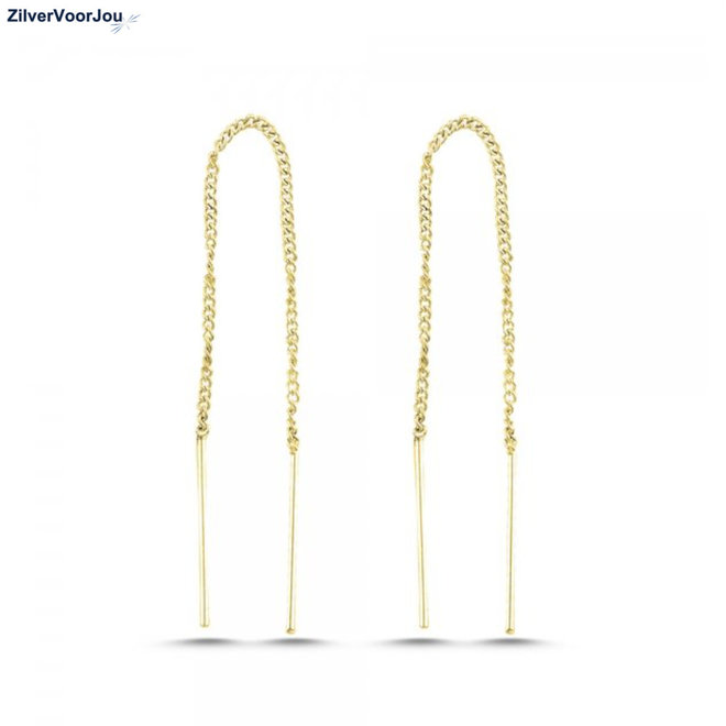 Gold plated zilveren threader staafjes