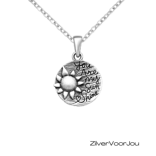 Zilveren Hanger – You Are My Sunshine