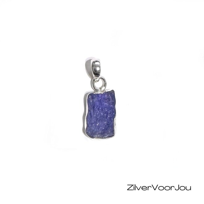 925 Zilveren tanzaniet edelsteen kettinghangers