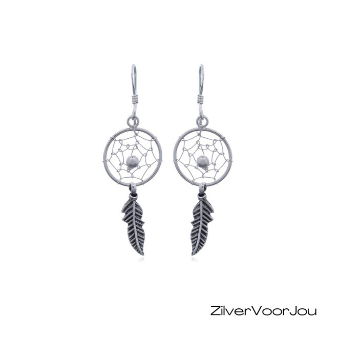 925 Zilveren Dromenvanger Oorhangers