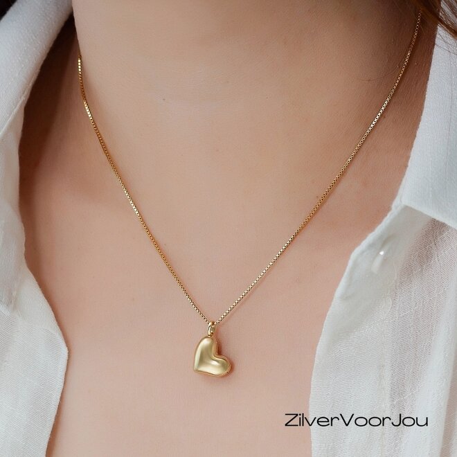 Gold Plated Hart Medaillon Hanger