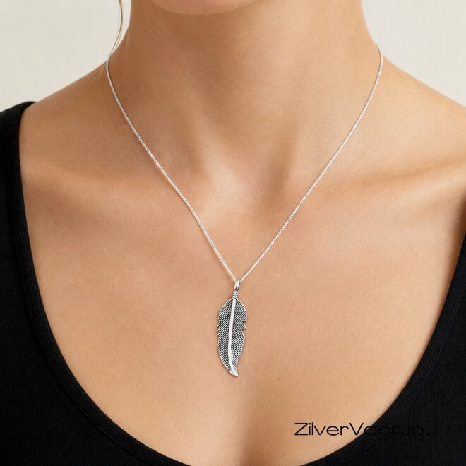 925 Zilveren native american veer hanger