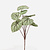 FloraWorks Kunsttak Begonia groengrijs (60 cm)