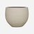 Pottery Pots Ficonstone pot Jumbo Orb lichtgrijs (87,5 x 70 cm)
