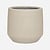 Pottery Pots Ficonstone pot Harith lichtgrijs (53,5 x 48 cm)