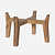 Pottery Pots Houten onderstel laag (50,5 x 26 cm)