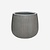 Pottery Pots Ficonstone pot Pax donkergrijs gestreept (40 x 36 cm)