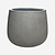 Pottery Pots Ficonstone pot Pax donkergrijs gestreept (55 x 48,5 cm)