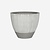 Pottery Pots Ficonstone pot Jesslyn witgrijs gestreept (33 x 29 cm)