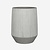 Pottery Pots Ficonstone pot Harith hoog witgrijs gestreept (53 x 68 cm)