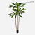 FloraWorks Kunstplant Cordyline (240 cm)