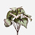 FloraWorks Kunstplant steker Begonia groenzwart (25 cm)