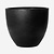 Pottery Pots Fiberstone pot Jumbo Jesslyn zwart (112 x 97 cm)