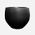 Pottery Pots Fiberstone pot Jumbo Orb zwart (110 x 93 cm)