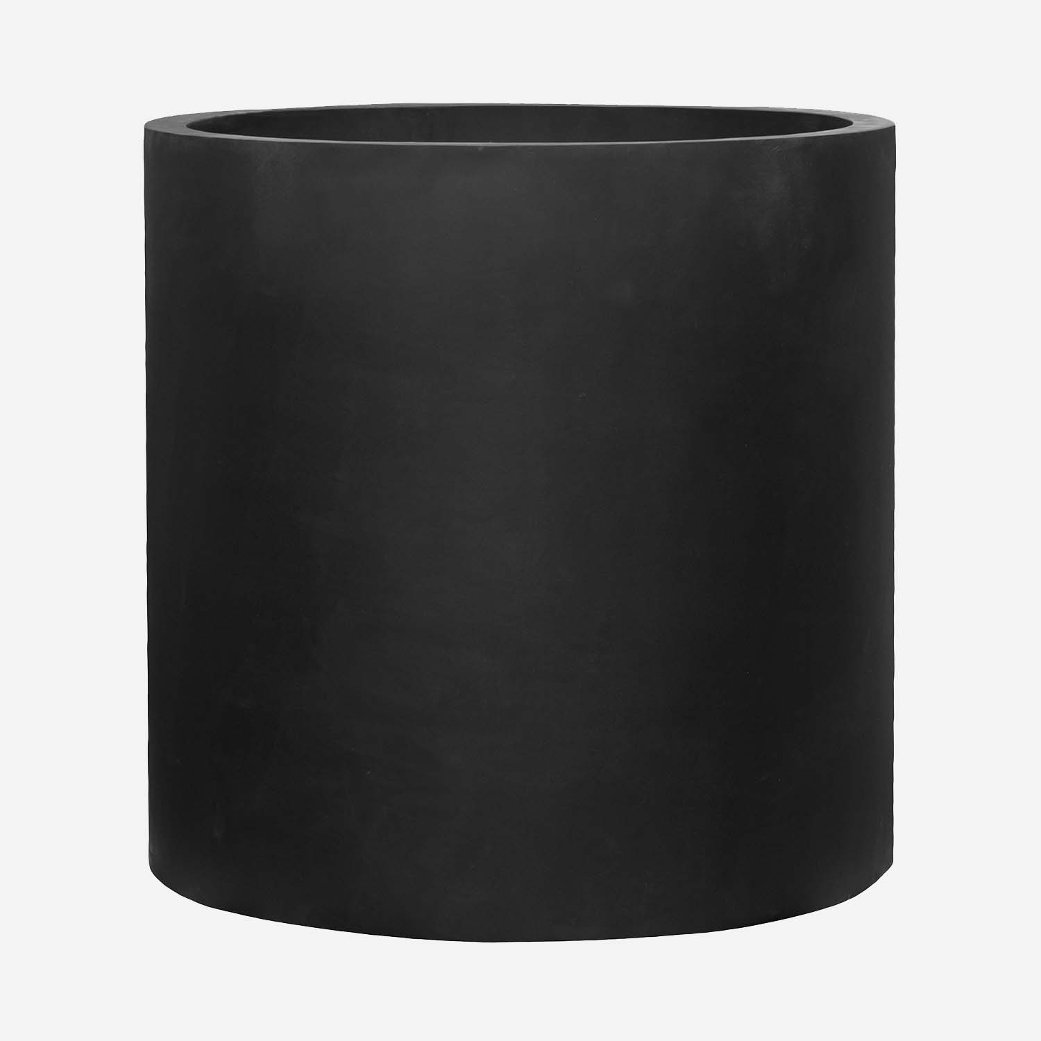 Pottery Pots Fiberstone pot Jumbo Max zwart (110 x 110 cm)
