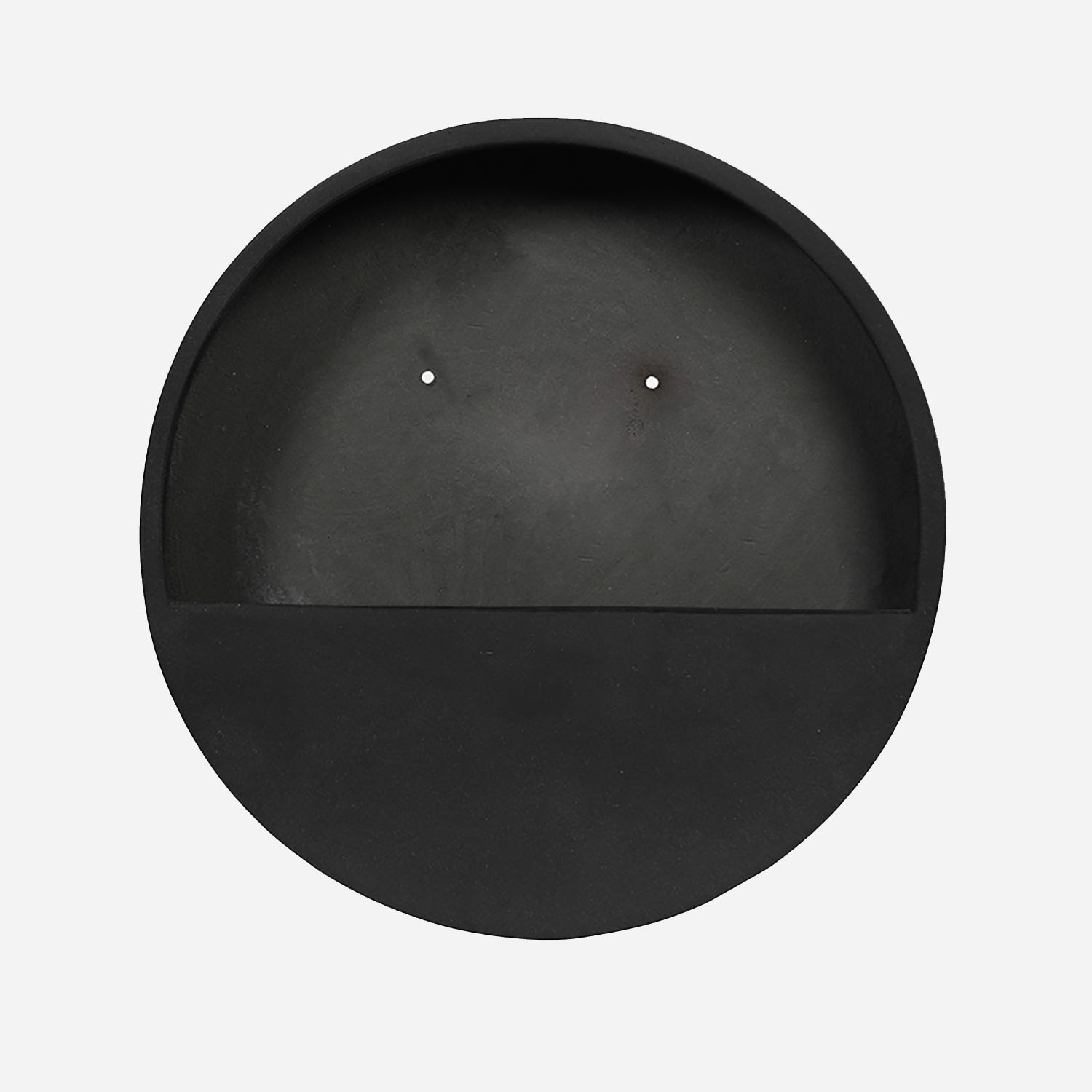 Pottery Pots Fiberstone wandpot Wally zwart (50 x 10 cm)